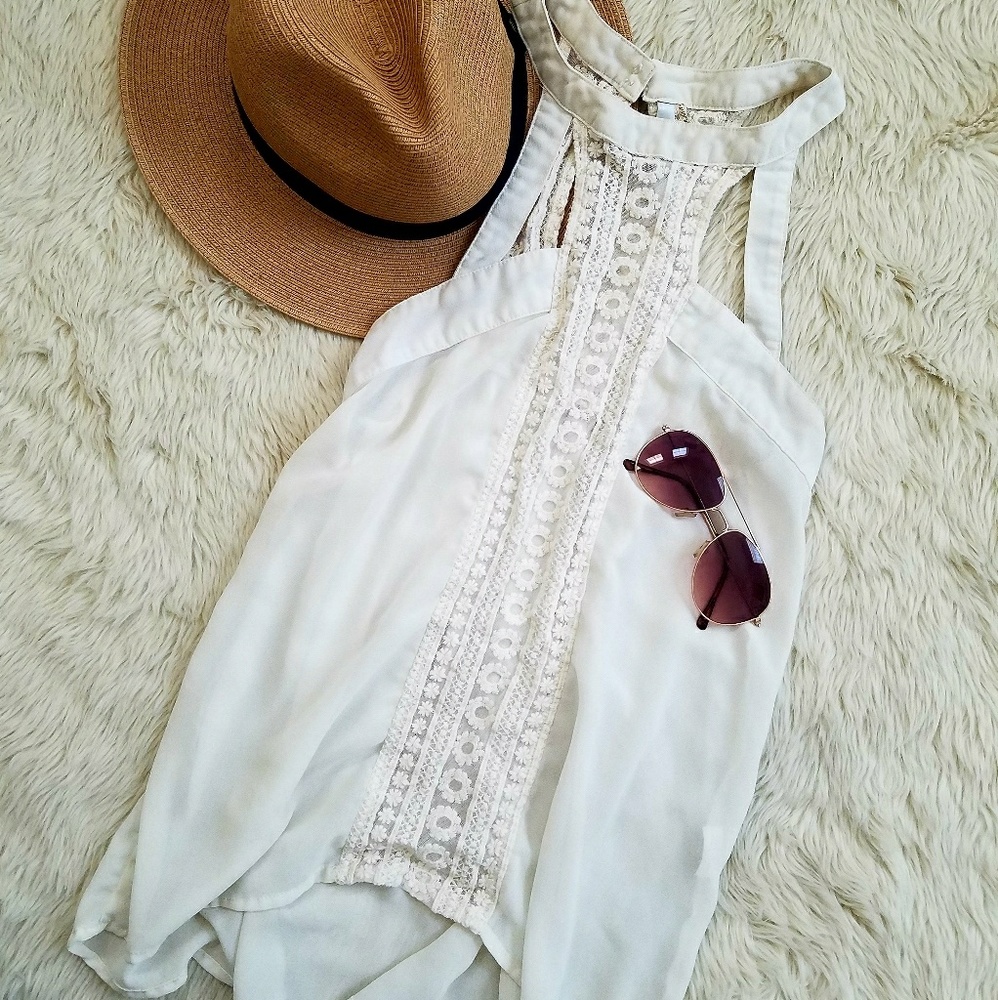 Avec ivory lace top